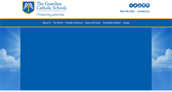 Desktop Screenshot of guardiancatholicschools.org